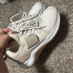 Women's Cream Athletic Reebok Shoes